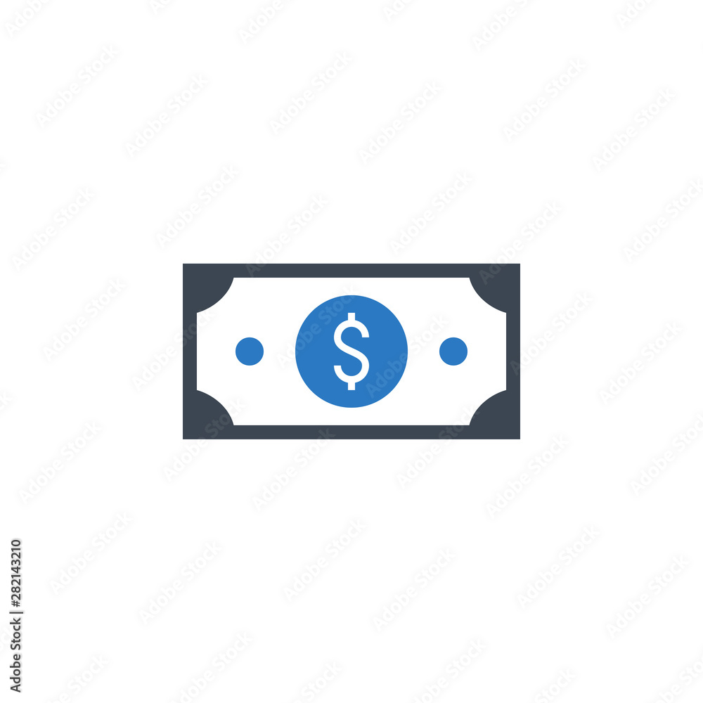 Dollar related vector glyph icon. Isolated on white background. Vector illustration. Dollar related vector glyph icon. Isolated on white background. Vector illustration.