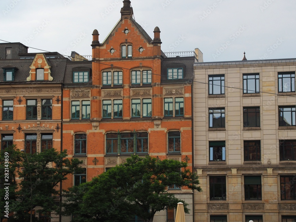 Hamburg Häuserfassade