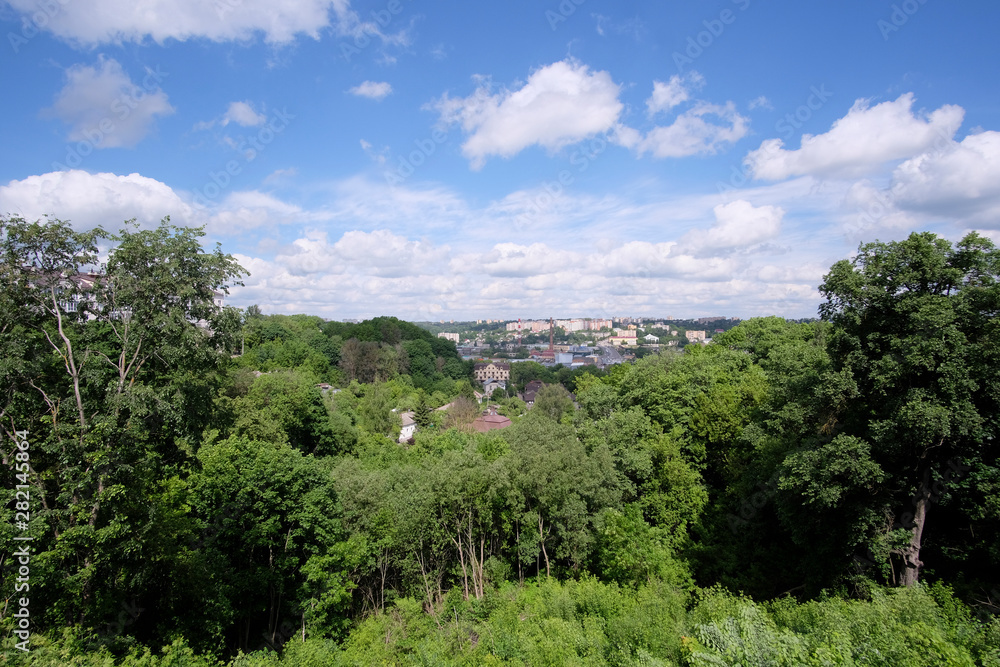 Panorama of the city of Smolensk, Russia