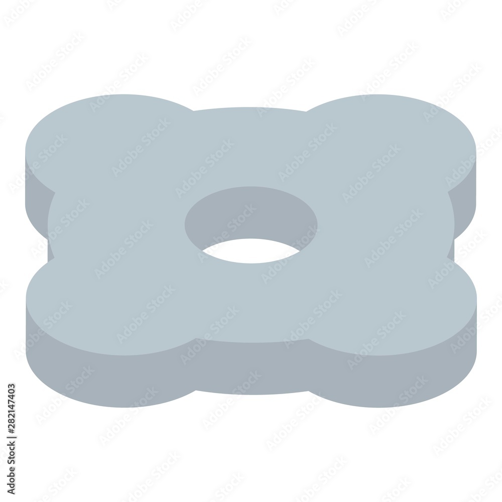 Gear wheel icon. Isometric of gear wheel vector icon for web design isolated on white background Gear wheel icon. Isometric of gear wheel vector icon for web design isolated on white background