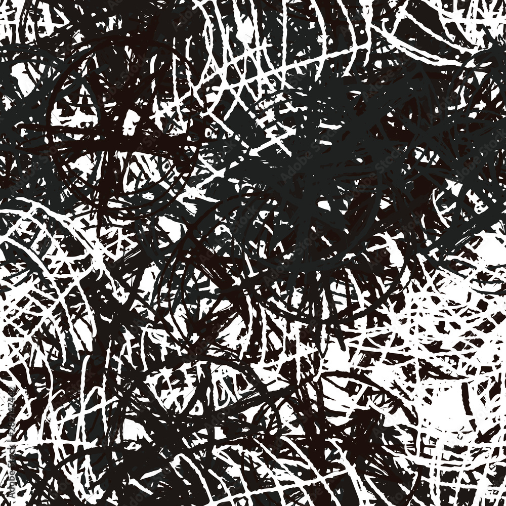Grunge black white background. Seamless abstract texture of scratches, chipping, scuffs. Gloomy dirty vintage surface Grunge black white background. Seamless abstract texture of scratches, chipping, scuffs. Gloomy dirty vintage surface