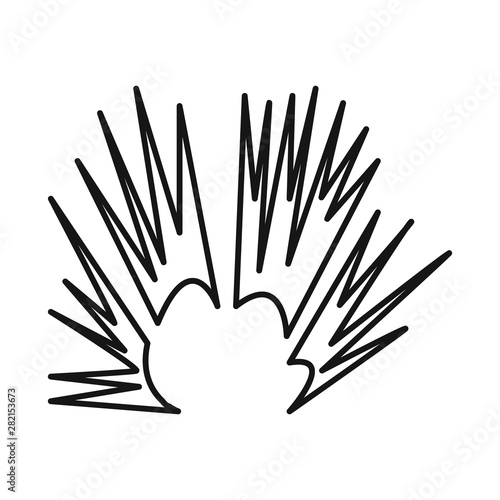 Vector illustration of flame and animation symbol. Set of flame and magic stock symbol for web.