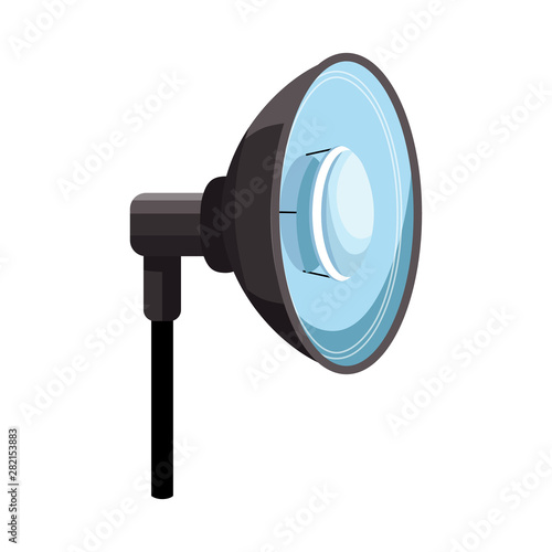 Vector design of light and setup symbol. Collection of light and softbox stock vector illustration.