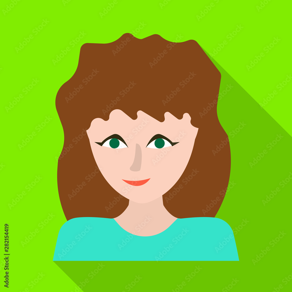 Vector illustration of girl and face icon. Set of girl and teenager stock vector illustration. Vector illustration of girl and face icon. Set of girl and teenager stock vector illustration.