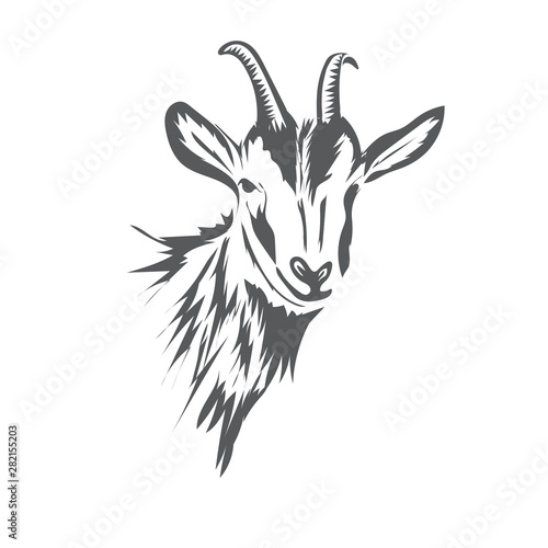 sheep and goat logo designs icon