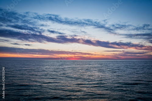 Sunset over the Adriatic Sea