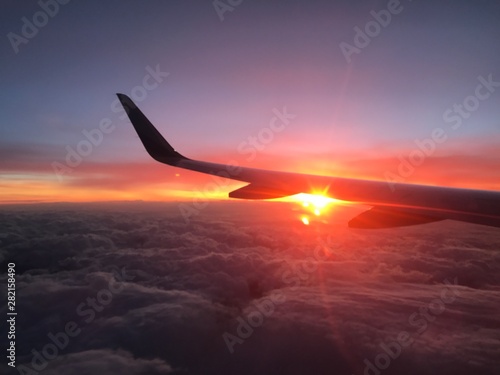 sunrise over the clouds © Marvin