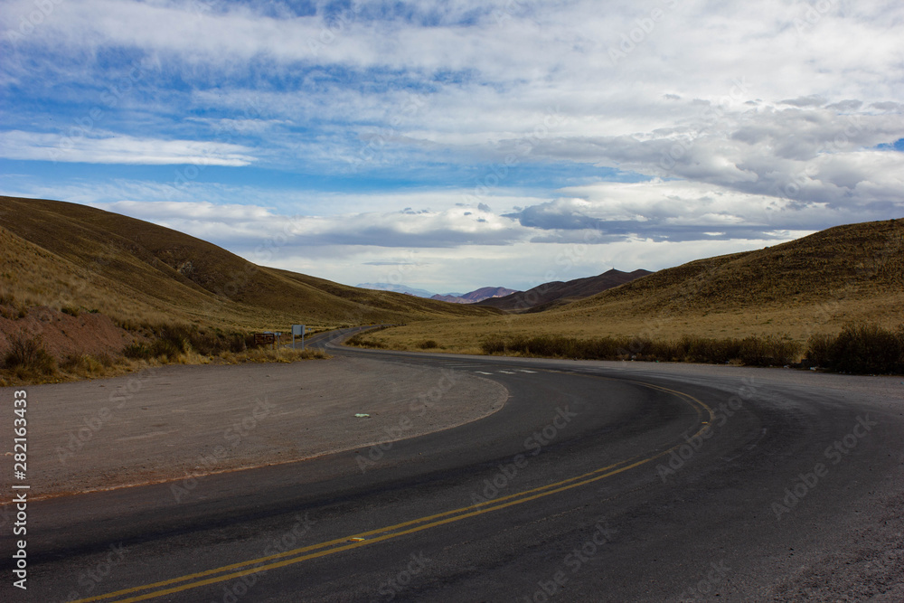 road in mountains