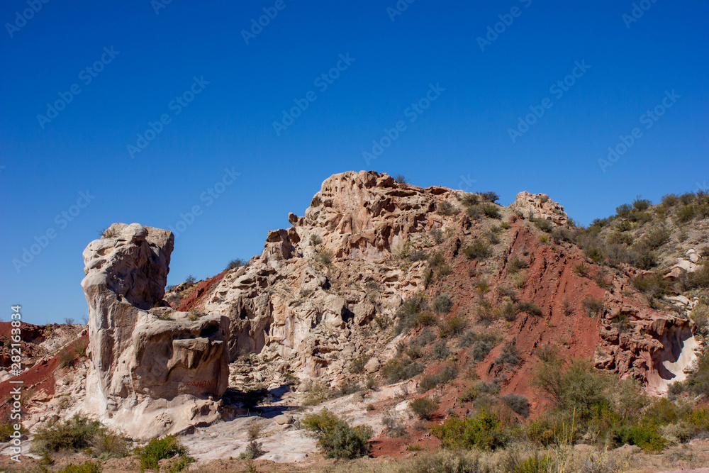 rocks in desert