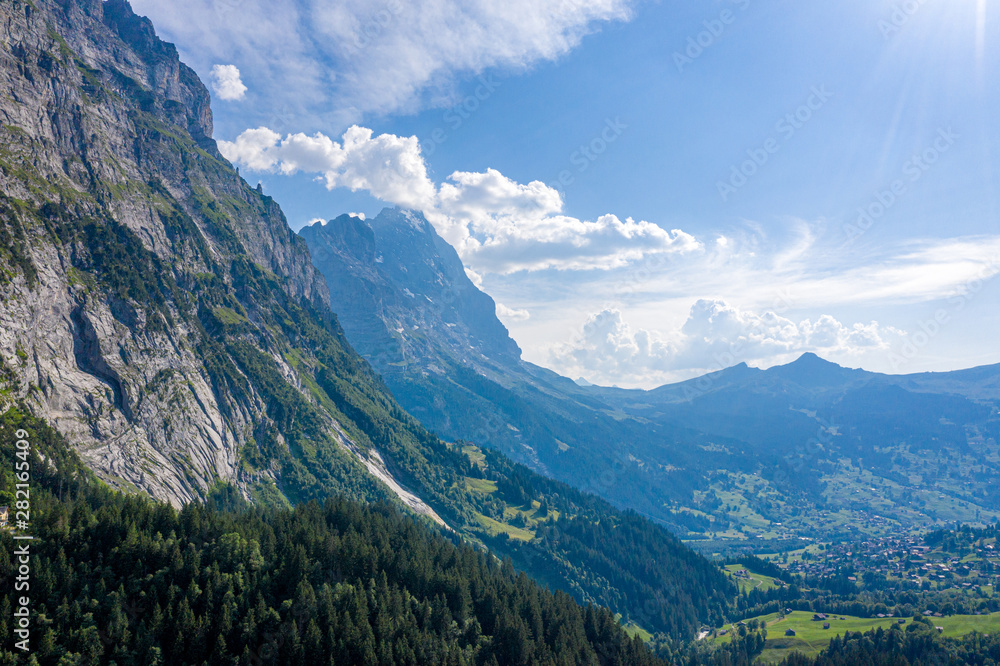 Amazing Switzerland from above - the mountains of the Swiss Alps Amazing Switzerland from above - the mountains of the Swiss Alps
