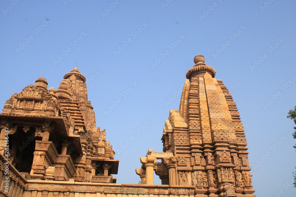 View point of Khajuraho temple a best tourist place