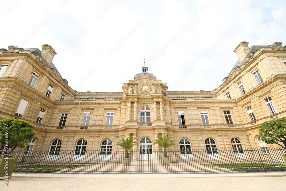 Luxembourg palace building Paris France