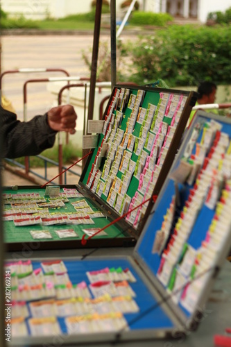 Thailand  Goverment Lottery  in the local market