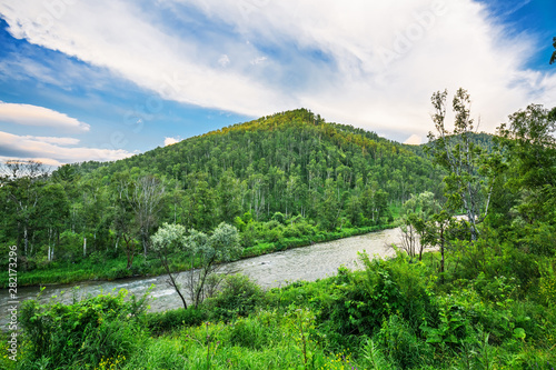 A River Sema. Altai Republic, Russia