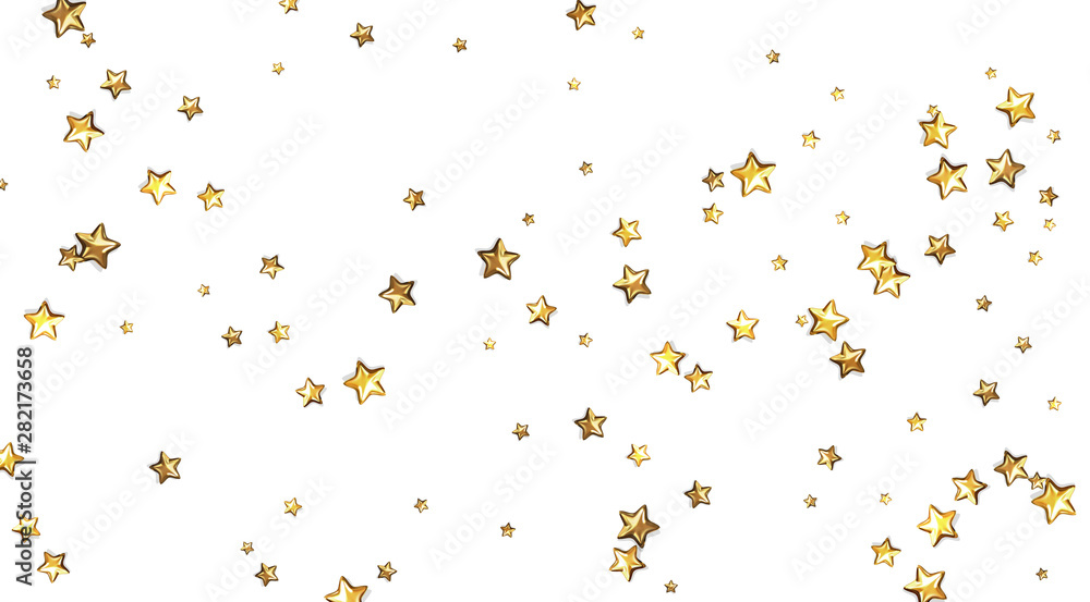 background with golden 3d star. White pattern with gold stars shapes background with golden 3d star. White pattern with gold stars shapes