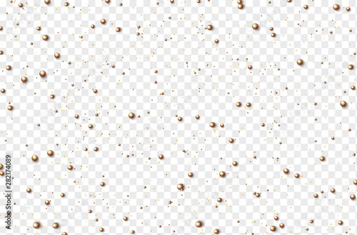 Balls, spheres on a transparent background. vector illustration