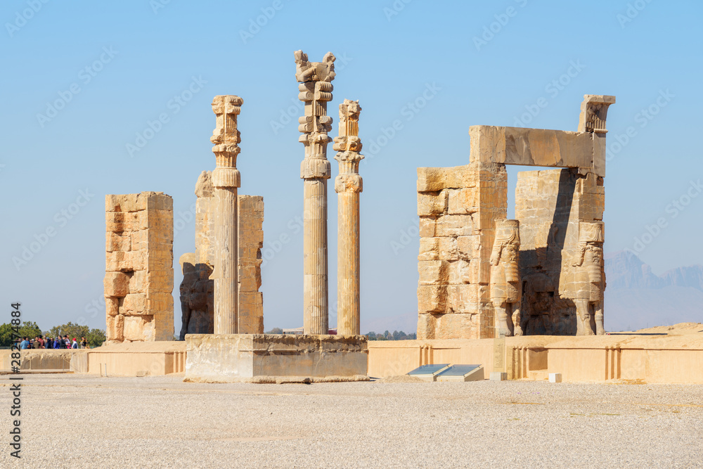 Amazing ruins of the Gate of All Nations, Persepolis, Iran Amazing ruins of the Gate of All Nations, Persepolis, Iran