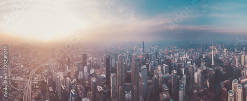 Kuala Lumpur Skyline During Sunrise 