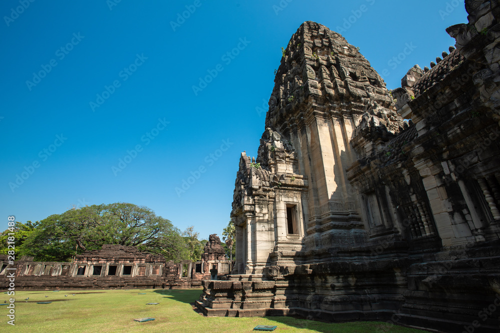 Phimai Historical park : historical park and ancient castle in Nakhon Ratchasima, Thailand.