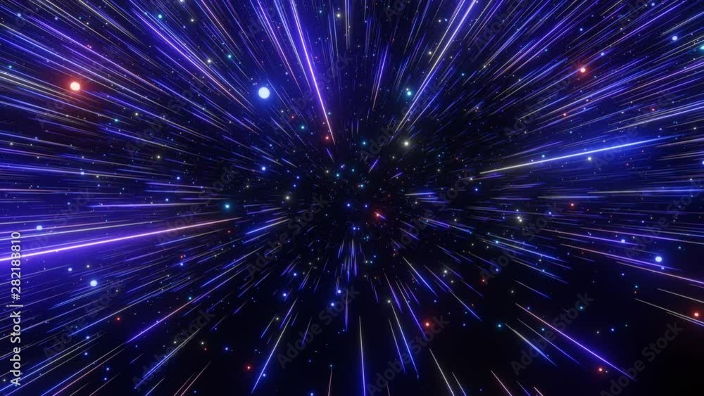 Abstract hyperspace background. Speed of light, neon glowing rays and stars in motion. Dark Blue version. Moving through stars. 4k Seamless loop Abstract hyperspace background. Speed of light, neon glowing rays and stars in motion. Dark Blue version. Moving through stars. 4k Seamless loop