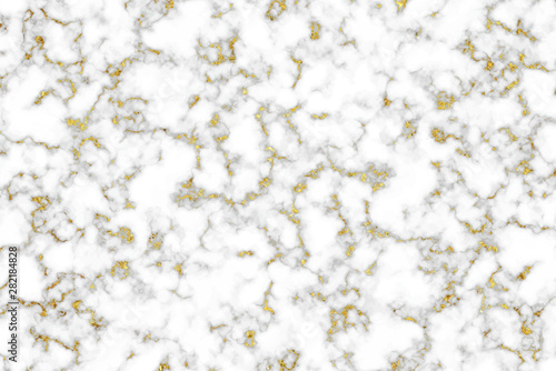 White marble texture with golden foil elements. Abstract vector background. Perfect for wedding invitations, business cards, posters, flyers or other design purposes.