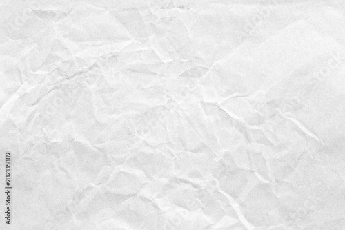 Old crumpled white paper background texture