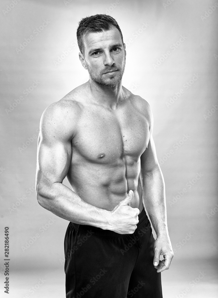 Portrait of a sportsman Portrait of a sportsman