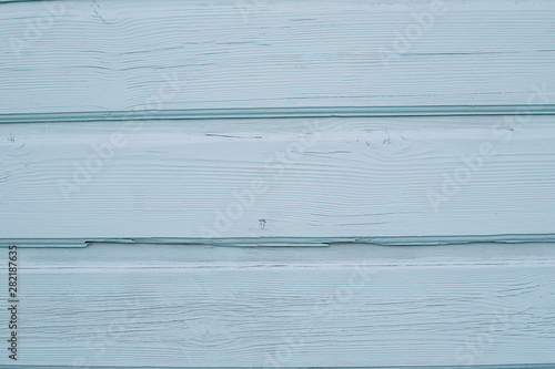 Blue wooden textired background. Horizontal board photo