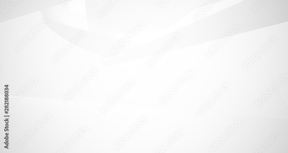 White smooth abstract architectural background. 3D illustration and rendering White smooth abstract architectural background. 3D illustration and rendering