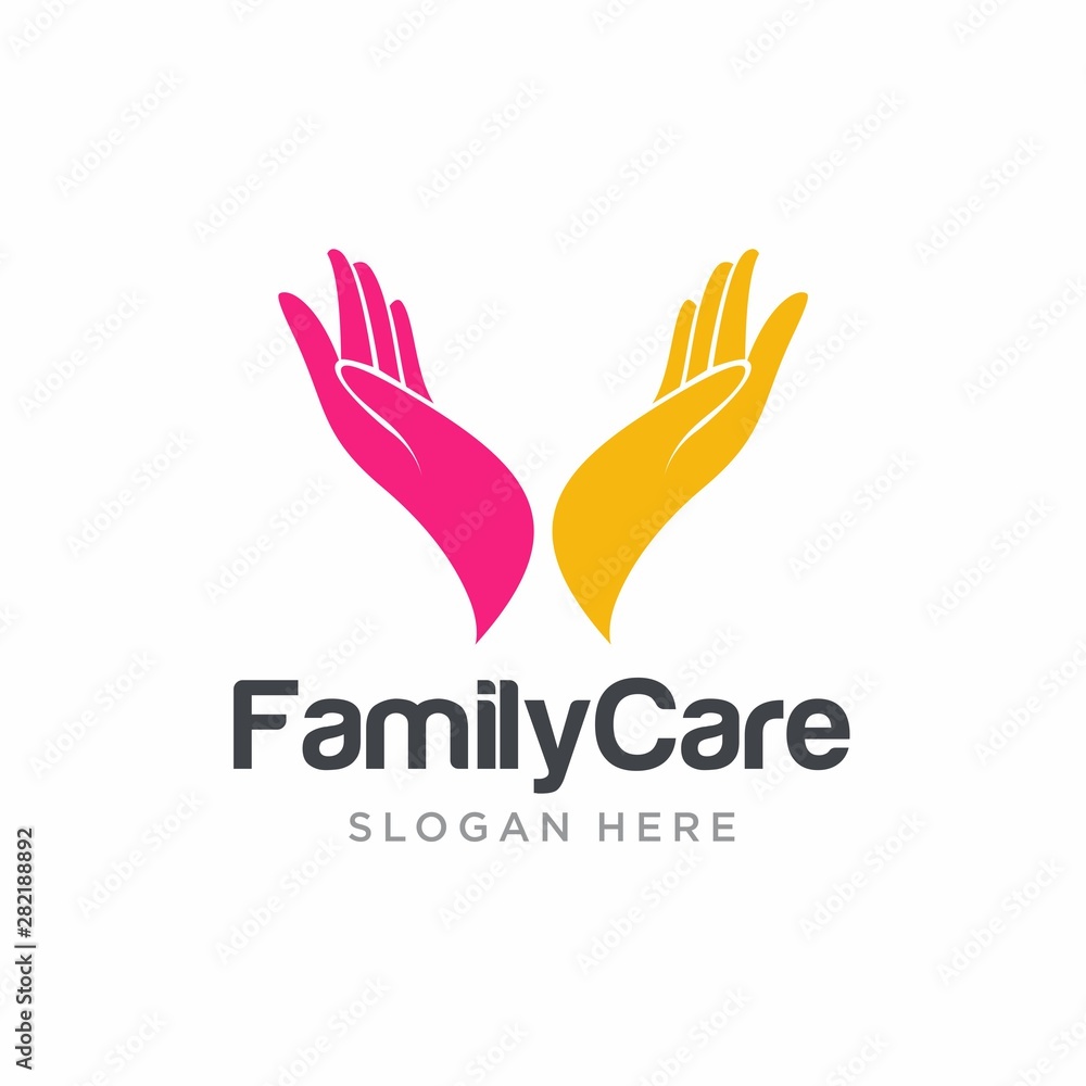 hand care logo template. Hand care vector icon illustration hand care logo template. Hand care vector icon illustration