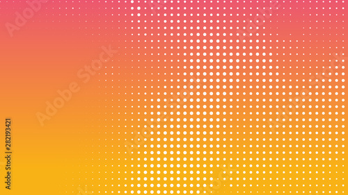 abstract background with circles, orange background