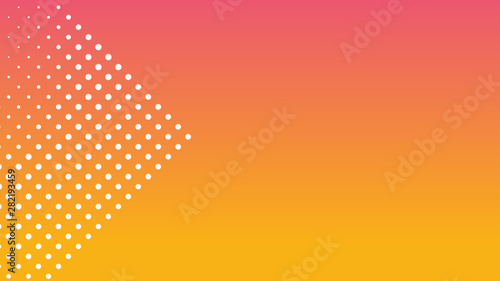 abstract background with circles, orange background