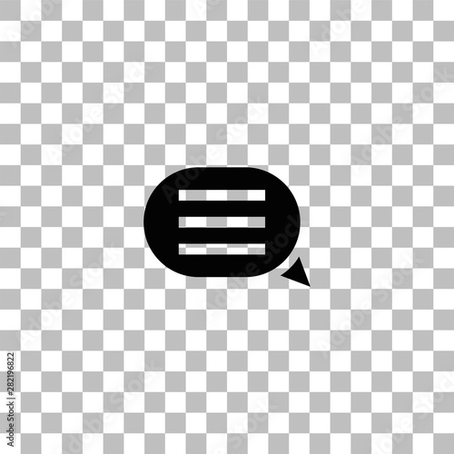 Chat icon flat