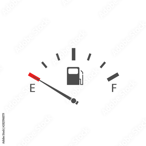 Empty Fuel tank indicator
