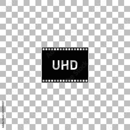 TV Ultra HD icon flat photo