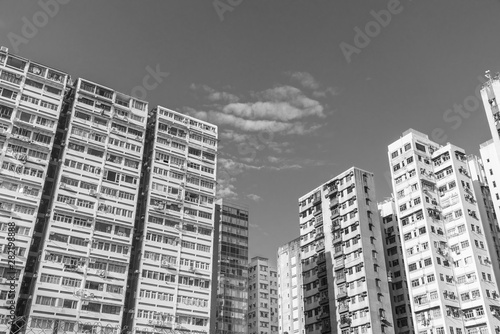 residential building in Hong Kong city