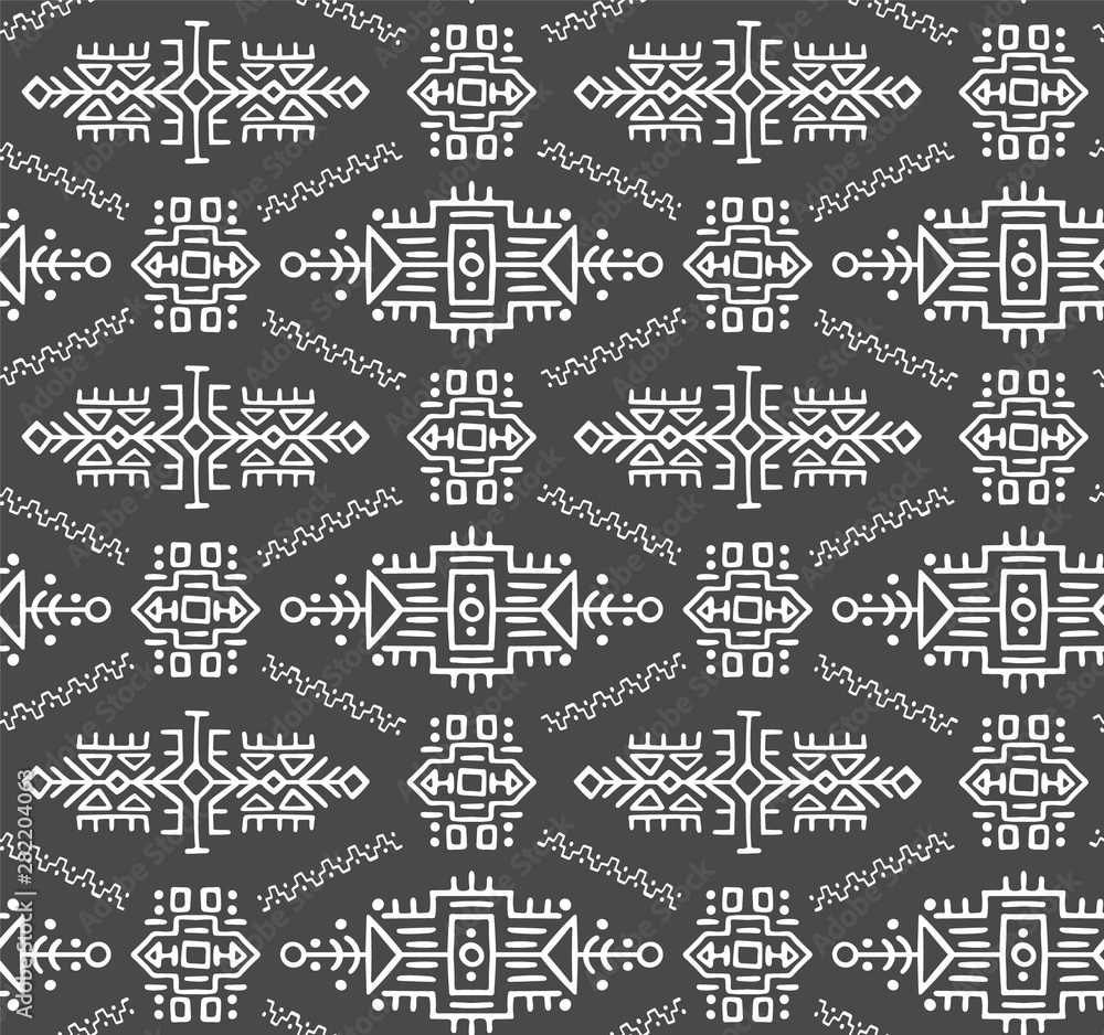 African Ethnic Style Vector Seamless Pattern African Ethnic Style Vector Seamless Pattern