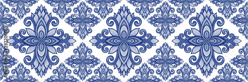 Azulejos Tile Vector Seamless Pattern