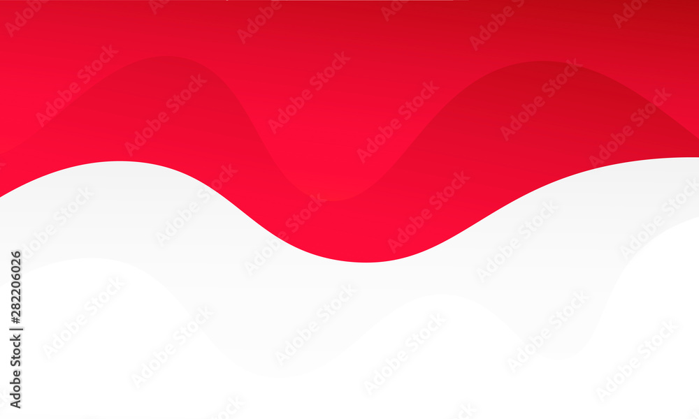 Naklejka premium Monaco flag icon vector design. Abstract liquid gradient background. Trendy layered backdrop.