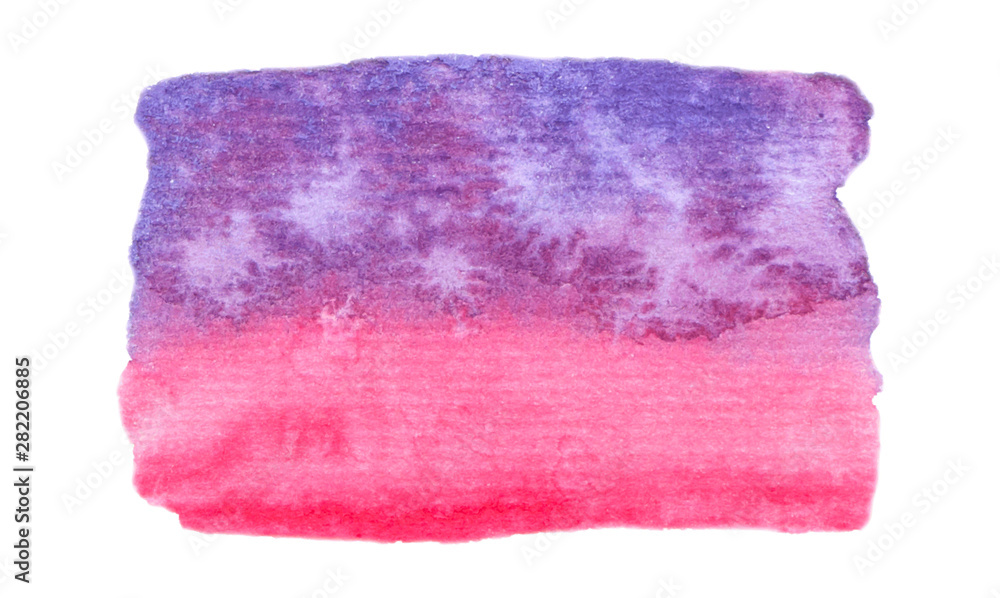 Vector pink and purple paint texture isolated on white - watercolor banner for Your design Vector pink and purple paint texture isolated on white - watercolor banner for Your design