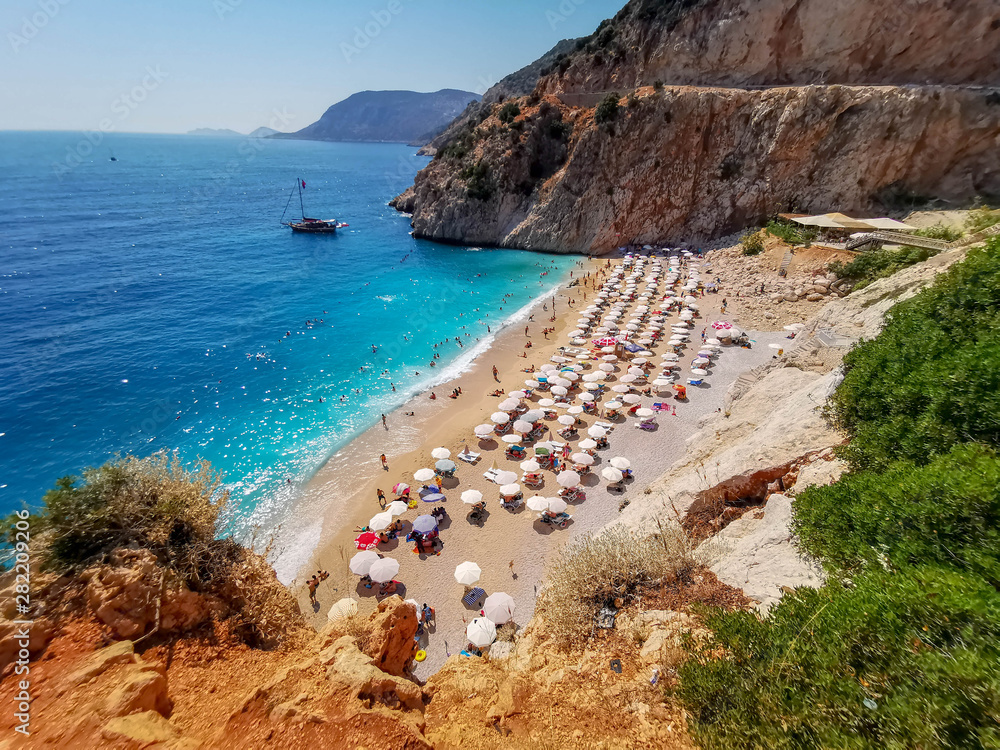 Fototapeta premium Kaputas Beach Kas Antalya Turkey