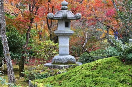 Kyoto stone lantern photo