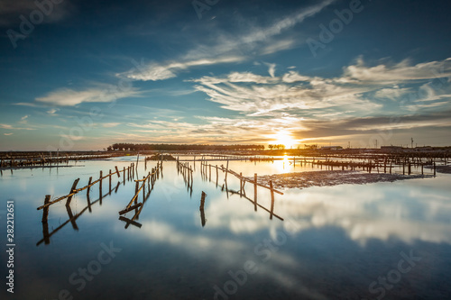 Serene Lagoons at Sunset