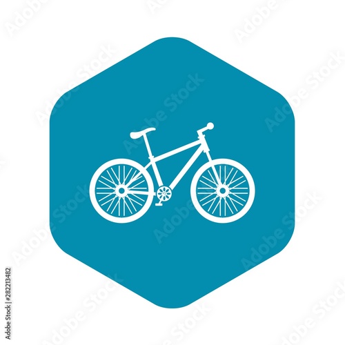 Bicycle icon. Simple illustration of bicycle vector icon for web