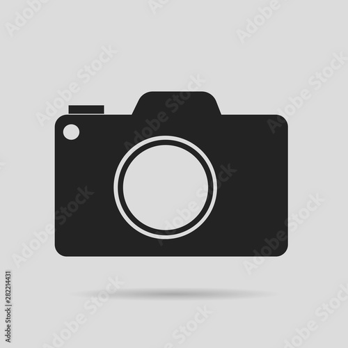 camera icon template dark icon for design eps 10 vector