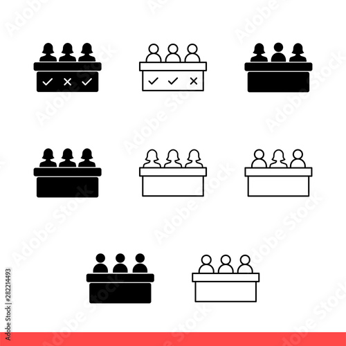 Jury group icon