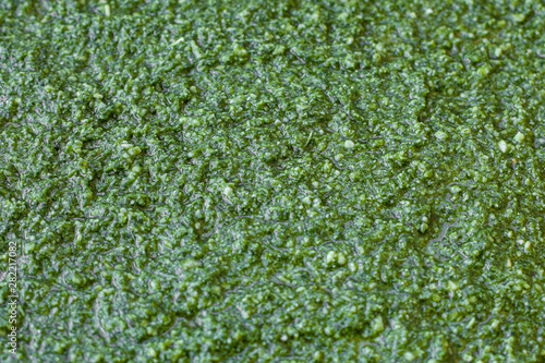 background of pesto basil