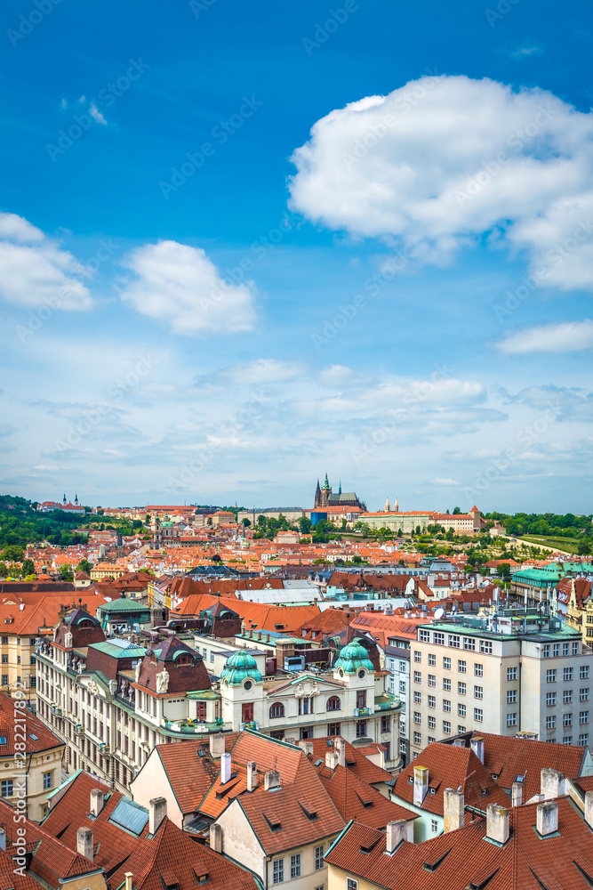 Obraz premium The Prague Castle complex in Czech Republic.
