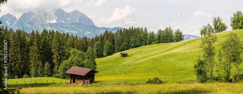 Wallpaper Mural Wilder Kaiser mit Heustadl Panorama Torontodigital.ca
