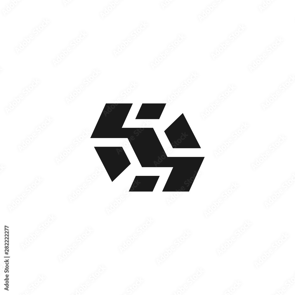 lines that make up the letter s logo design template vector lines that make up the letter s logo design template vector